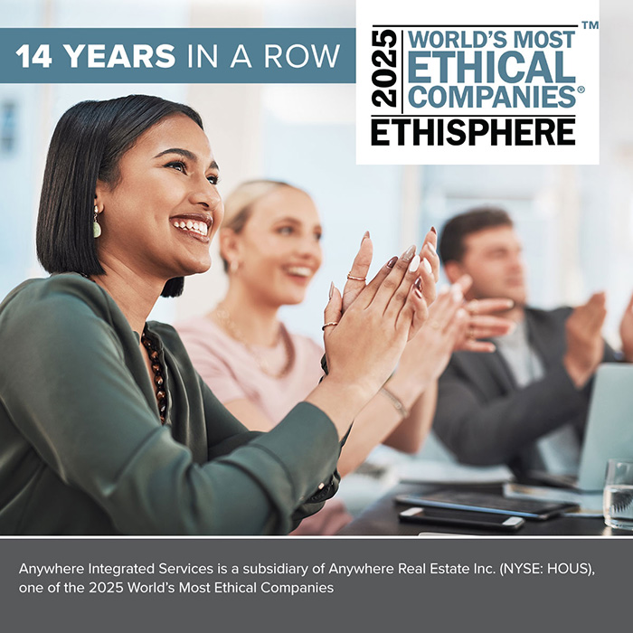 Anywhere has earned the Ethisphere World's Most Ethical Companies for 14 consecutive years