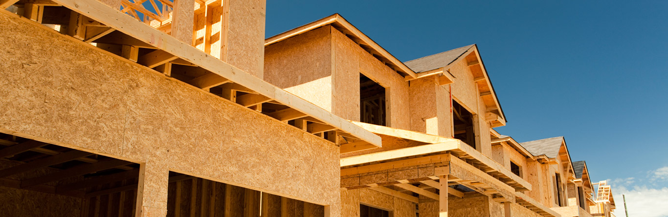 New houses under construction